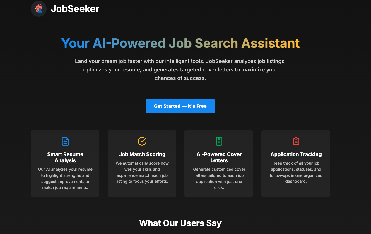JobSeeker Web App