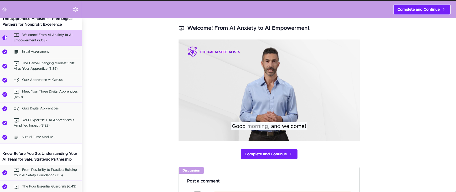 AI Training Course Module 2